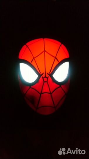 Светильник ночник на стену человек-паук