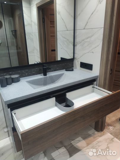 Тумба с раковиной для ванной