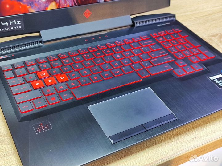 Игровой HP Omen i7-7700HQ GTX1050Ti 144Гц 16гб озу