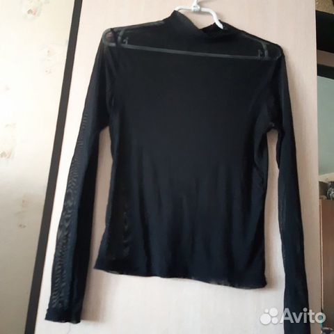 Прозрачная женская водолазка