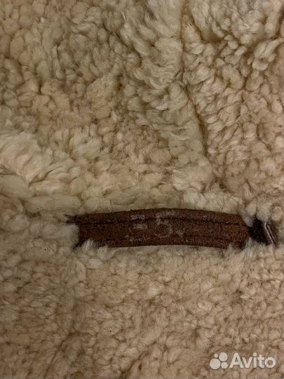 Дубленка натуральная мужская авиатор