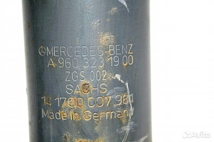 Амортизатор переднего моста, левый mercedes-benz A