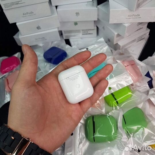 Airpods 2 Оригинальный комплект + Видеообзор