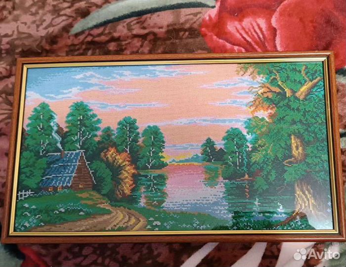 Картина вышитая крестом