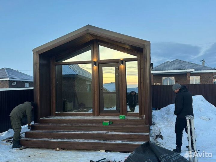 Модульная баня под ключ \ Готовая баня