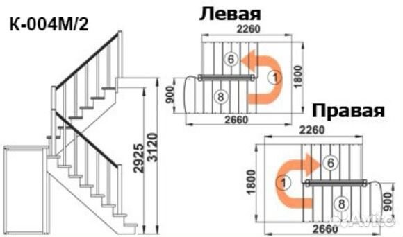 Лестница из Сосны