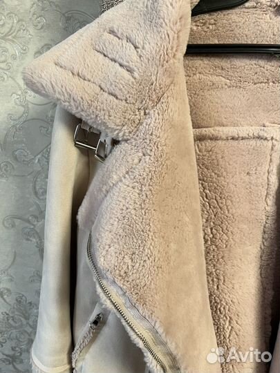 Дубленка авиатор женская