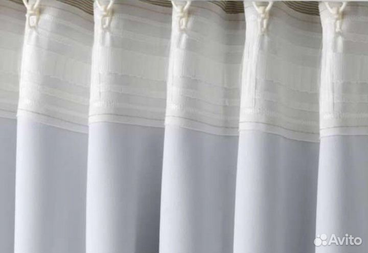 Шторы/гардины блэкаут IKEA вилборг, светло-бежевые