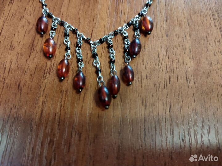 Изделия с натуральным янтарем времён СССР