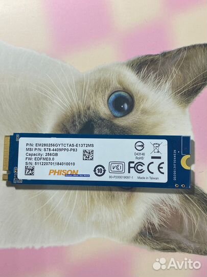 SSD M2 256 GB phison