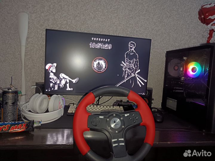 Игровой руль logitech formula force ex