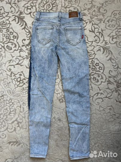 Джинсы для девочки 140