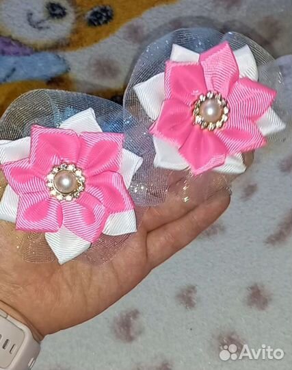 Резинки для девочки. Ручная работа