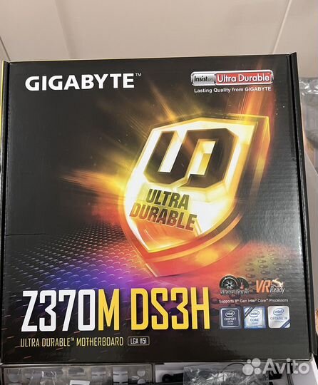 Материнская плата gigigabyte Z370M DS3H LGA 1151