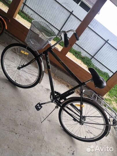 Велосипед мужской navigator с корзиной, 26