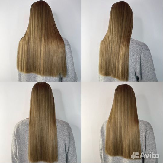 Кератиновое выпрямление волос