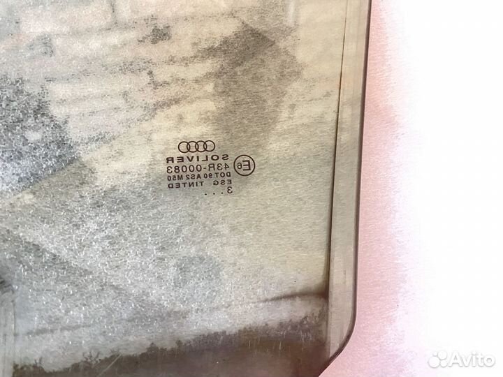Стекло левое и правое переднее 2003г ауди-А6