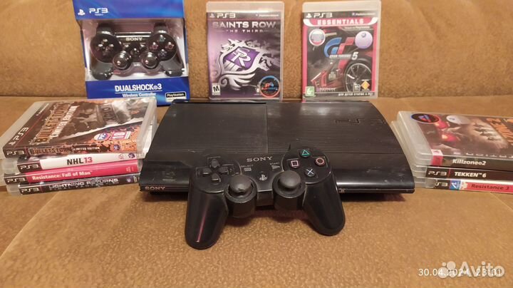 Игровая приставка sony playstation 3 super slim