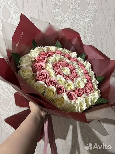 Букет цветов из мыла