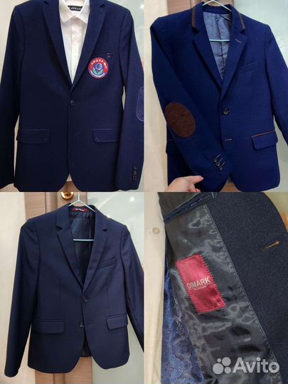 Пиджак школьный для мальчика 146 152