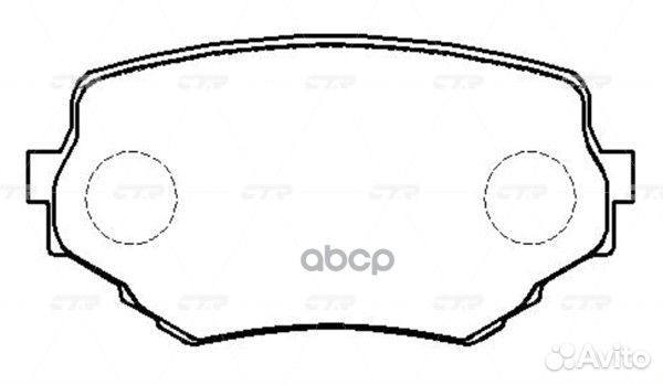 CKS-12 Колодки тормозные дисковые перед G
