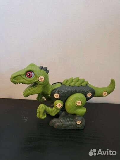 Конструктор Динозавры и машинки с шуруповёртом