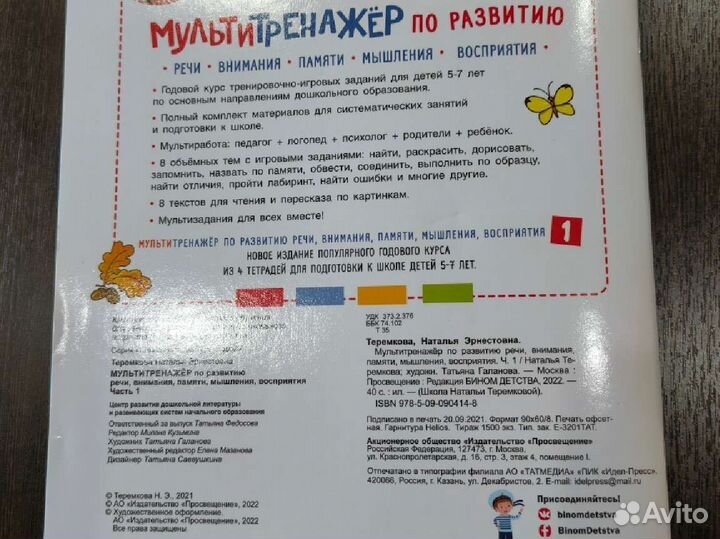 Мультитренажер по развитию 1 Теремкова