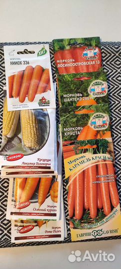 Семена зелени и овощей