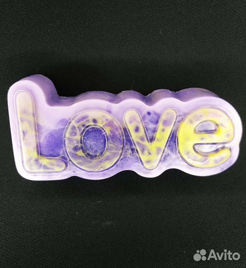 Мыло ручной работы, подарок Love