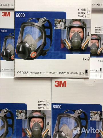 Полнолицевая маска 3М 6800 объявление продам