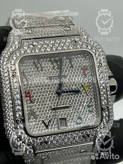 Часы Cartier Santos 40mm Diamond