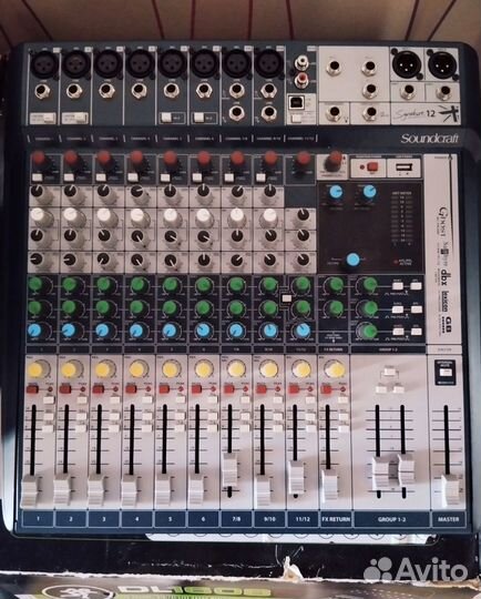 Микшерный пульт soundcraft signature 12