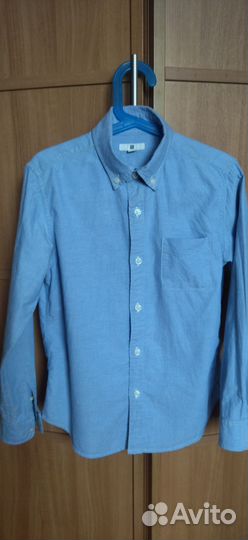 Рубашка для мальчика uniqlo 134-140