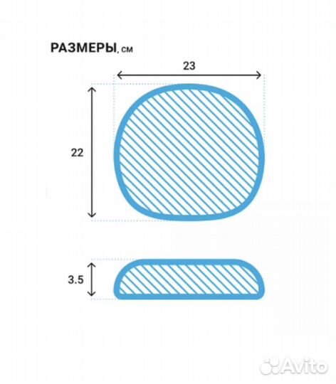 Ортопедическая подушка для новорожденных