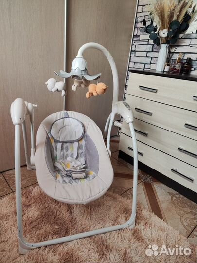 Электронные качели для новорожденных