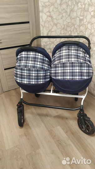 Коляска 2 в 1 для двойни