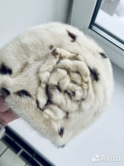 Шапка норковая женская