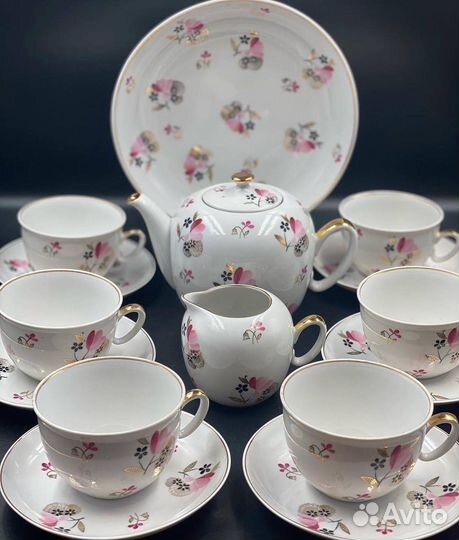 Редкий чайный сервиз лфз СССР