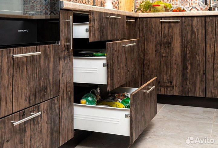 Гарнитур для кухни под ключ из мдф