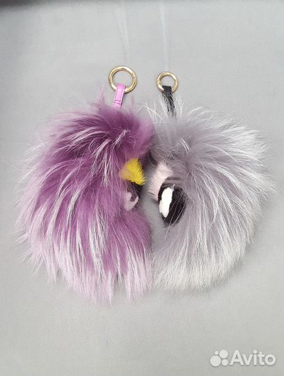 Брелок из меха