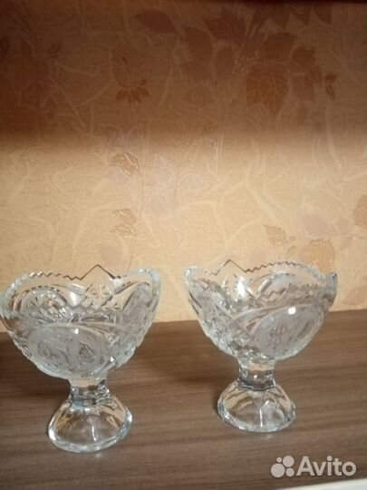 Посуда из хрусталя разная