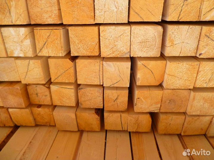 Брус из сосны 100х150мм, гост