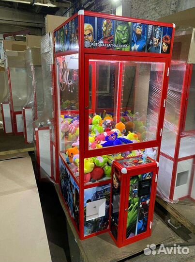 Кран-машина, клешня, осьминог, мягкая игрушка