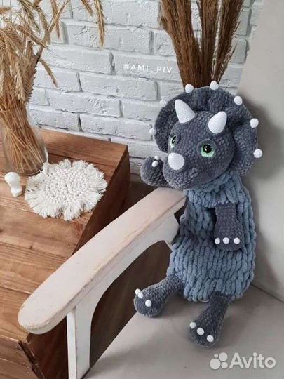 Пижамница трицератопс