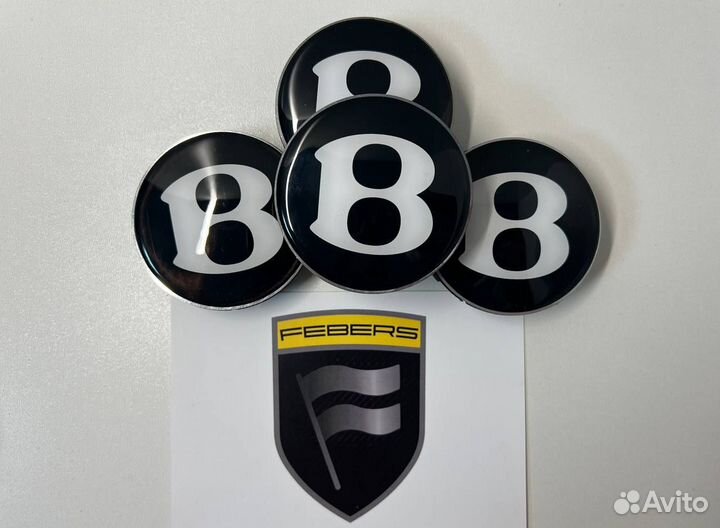 Динамические парящие колпачки на диски Bentley