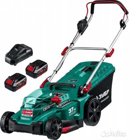 Газонокосилка аккумуляторная Зубр гкл-3736-42