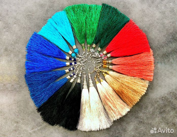 Серьги кисти