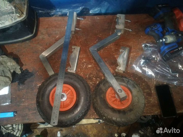 Транцевые колеса для лодки