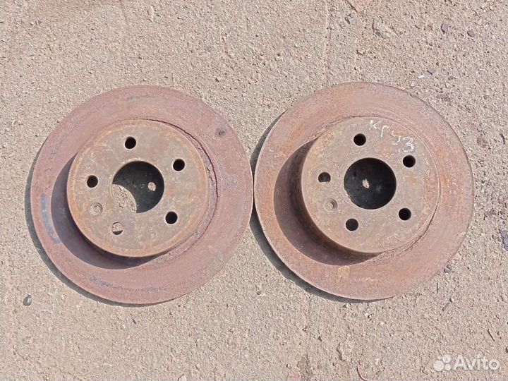 Диски тормозные задние chevrolet cruze