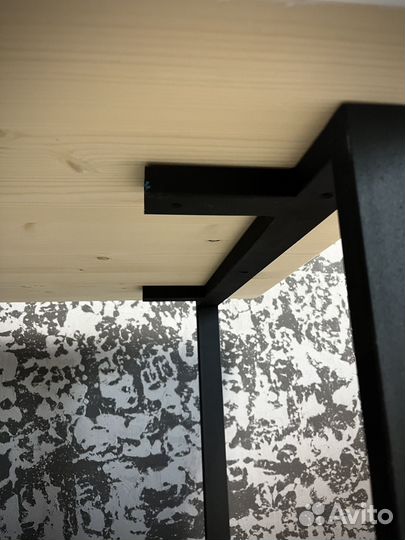 Стол лофт белый